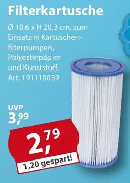 Sonderpreis Baumarkt Filterkartusche Angebot