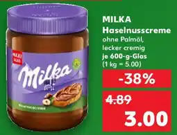 Kaufland MILKA Haselnusscreme Angebot