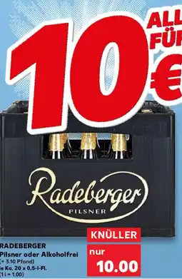 Kaufland RADEBERGER Pilsner oder Alkoholfrei Angebot