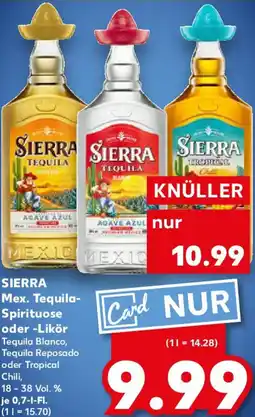 Kaufland SIERRA Mex. Tequila- Spirituose oder -Likör Angebot