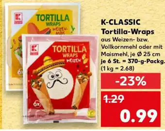 Kaufland K-CLASSIC Tortilla-Wraps Angebot