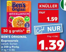 Kaufland BEN'S ORIGINAL Expressreis Angebot