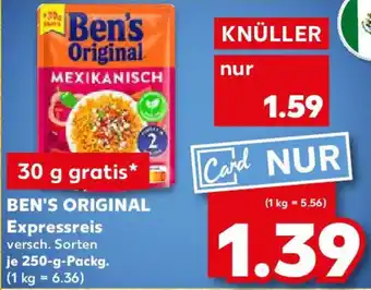 Kaufland BEN'S ORIGINAL Expressreis Angebot