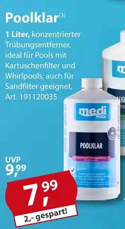 Sonderpreis Baumarkt medi POOL Poolklar Angebot