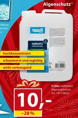 Sonderpreis Baumarkt medi POOL ALGENSCHUTZ Angebot