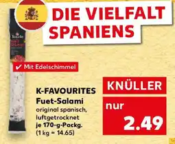 Kaufland K-FAVOURITES Fuet-Salami Angebot