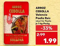 Kaufland ARROZ CEBOLLA Valencia Paella Reis Angebot