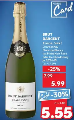 Kaufland BRUT DARGENT Franz. Sekt Angebot