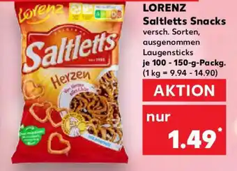 Kaufland LORENZ Saltletts Snacks Angebot