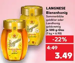Kaufland LANGNESE Bienenhonig Angebot