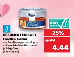 Kaufland BÜSUMER FEINKOST Forellen-Caviar Angebot