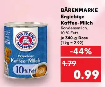 Kaufland BÄRENMARKE Ergiebige Kaffee-Milch Angebot