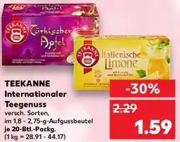 Kaufland TEEKANNE Internationaler Teegenuss Angebot