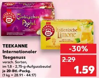 Kaufland TEEKANNE Internationaler Teegenuss Angebot