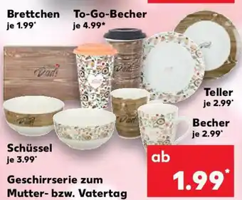 Kaufland Geschirrserie zum Mutter- bzw. Vatertag Angebot