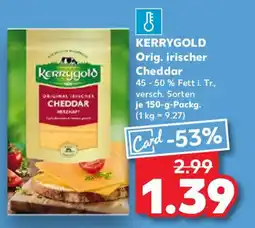 Kaufland KERRYGOLD Orig. irischer Cheddar Angebot