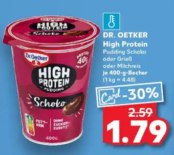 Kaufland DR. OETKER High Protein Angebot