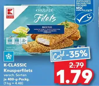 Kaufland K-CLASSIC Knusperfilets Angebot
