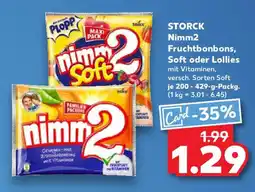 Kaufland STORCK Nimm2 Fruchtbonbons, Soft oder Lollies Angebot