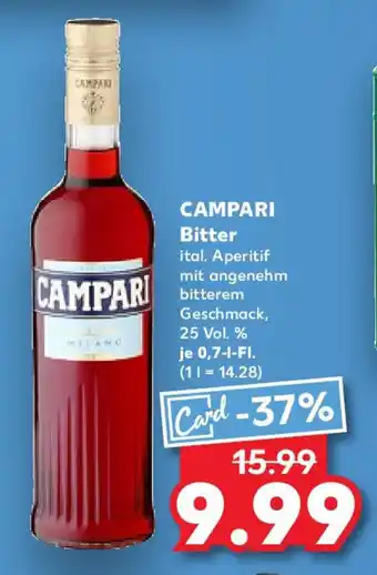 Kaufland CAMPARI Bitter Angebot