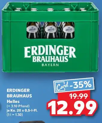 Kaufland ERDINGER BRAUHAUS Helles Angebot