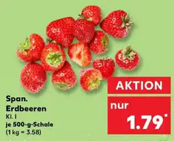 Kaufland Span. Erdbeeren Angebot