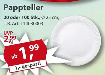 Sonderpreis Baumarkt Pappteller Angebot
