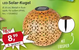 Sonderpreis Baumarkt LED-Solar-Kugel Angebot