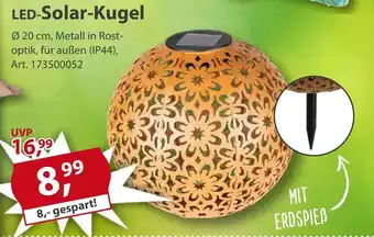 Sonderpreis Baumarkt LED-Solar-Kugel Angebot