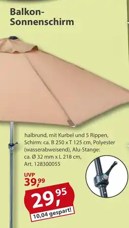 Sonderpreis Baumarkt Balkon- Sonnenschirm Angebot