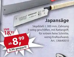 Sonderpreis Baumarkt GERMANIA Japansäge Angebot