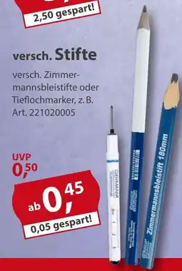 Sonderpreis Baumarkt GERMANIA versch. Stifte Angebot