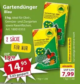 Sonderpreis Baumarkt Gartendünger Blau Angebot