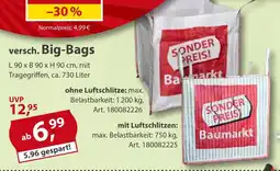 Sonderpreis Baumarkt versch. Big-Bags Angebot