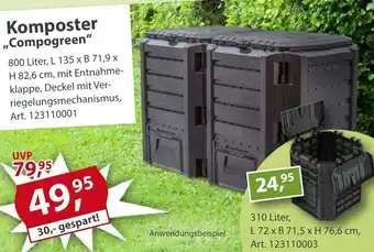 Sonderpreis Baumarkt Komposter „Compogreen" Angebot