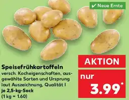 Kaufland Speisefrühkartoffeln Angebot