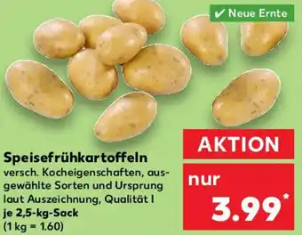 Kaufland Speisefrühkartoffeln Angebot