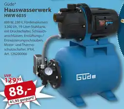 Sonderpreis Baumarkt Güde Hauswasserwerk HWW 6035 Angebot