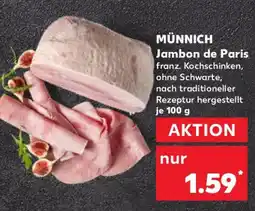 Kaufland MÜNNICH Jambon de Paris Angebot