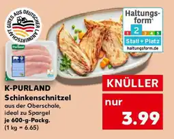 Kaufland K-PURLAND Schinkenschnitzel Angebot
