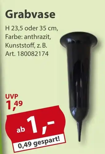 Sonderpreis Baumarkt Grabvase Angebot
