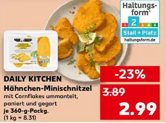 Kaufland DAILY KITCHEN Hähnchen-Minischnitzel Angebot