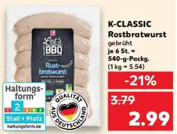 Kaufland K-CLASSIC Rostbratwurst Angebot