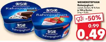 Kaufland WEIHENSTEPHAN Rahmjoghurt Angebot
