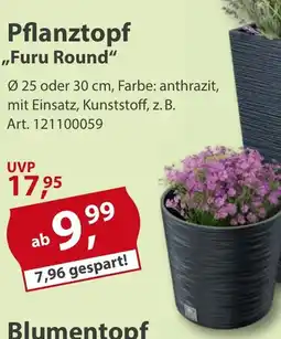 Sonderpreis Baumarkt Pflanztopf ,,Furu Round" Angebot