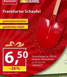 Sonderpreis Baumarkt Frankfurter Schaufel Angebot