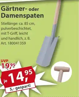 Sonderpreis Baumarkt Gärtner- oder Damenspaten Angebot