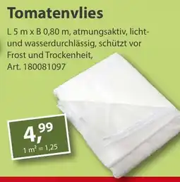 Sonderpreis Baumarkt Tomatenvlies Angebot