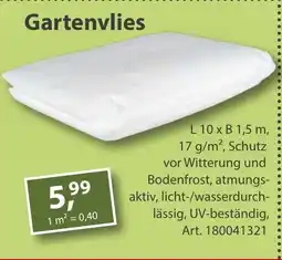 Sonderpreis Baumarkt Gartenvlies Angebot
