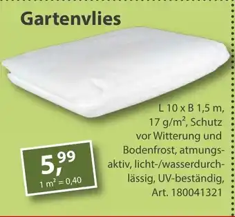 Sonderpreis Baumarkt Gartenvlies Angebot